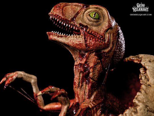 Hatching Velociraptor Figure