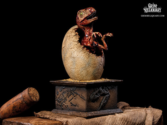 Hatching Velociraptor Figure