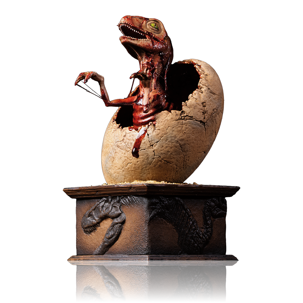 Hatching Velociraptor Figure
