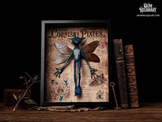 Cornish Pixie Framed Display