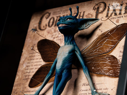 Cornish Pixie Framed Display