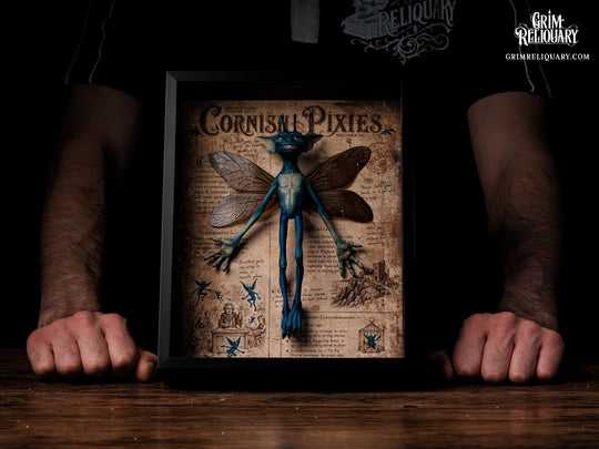 Cornish Pixie Framed Display