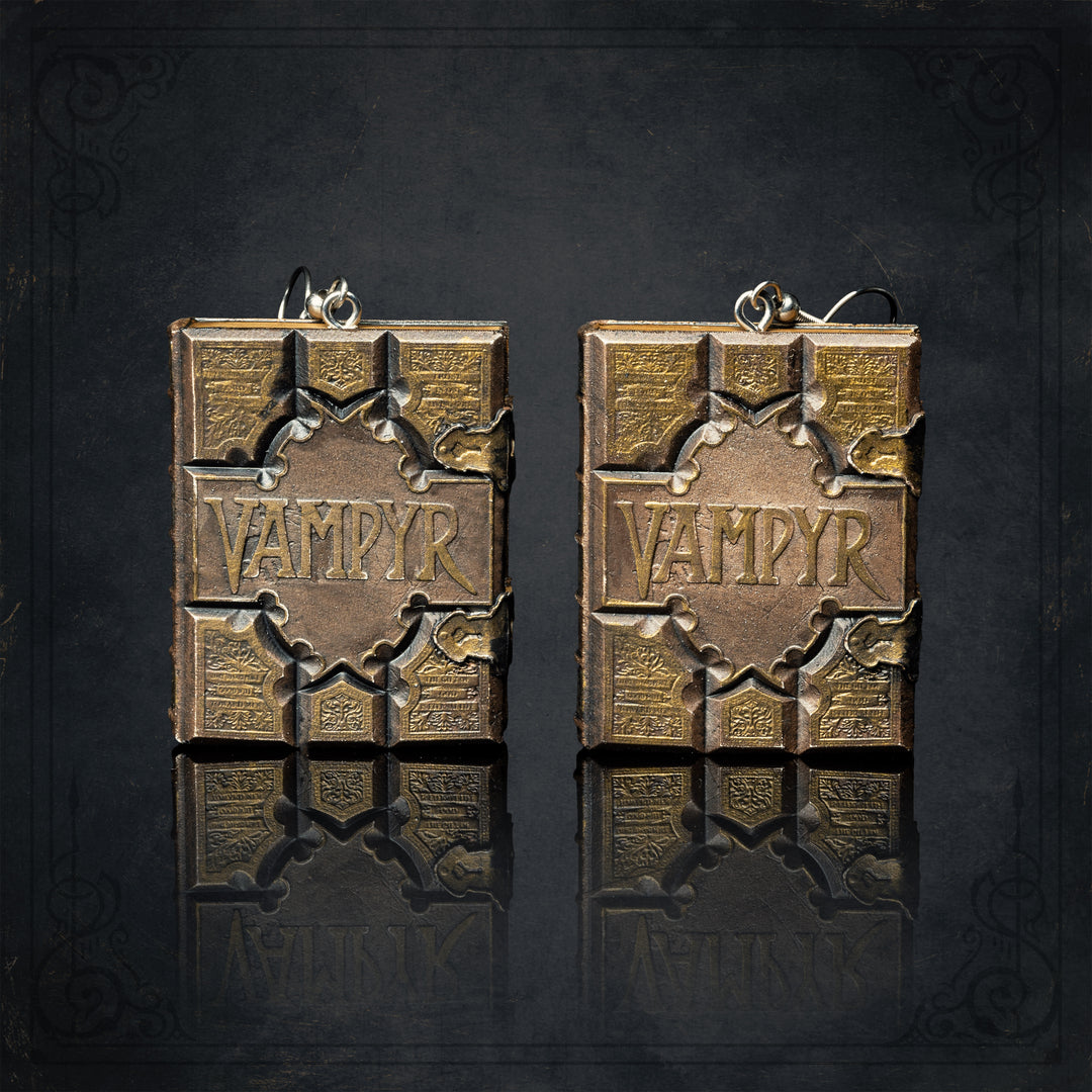 Vampire slayer handbook earrings