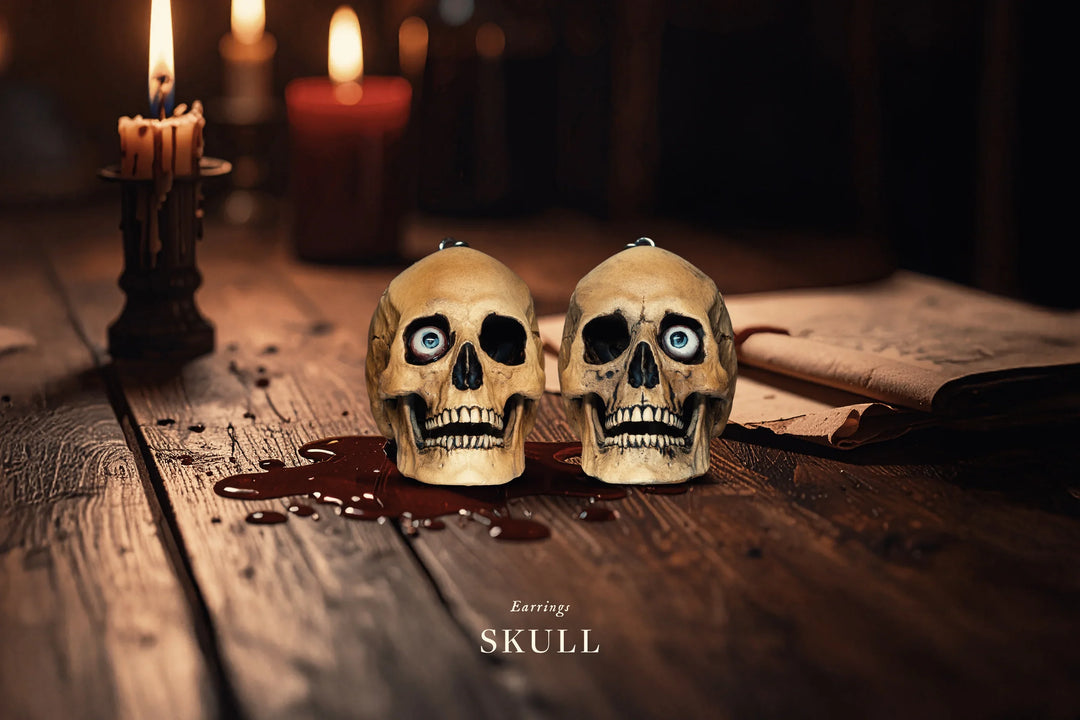 Skull Earrings - Grim Reliquary