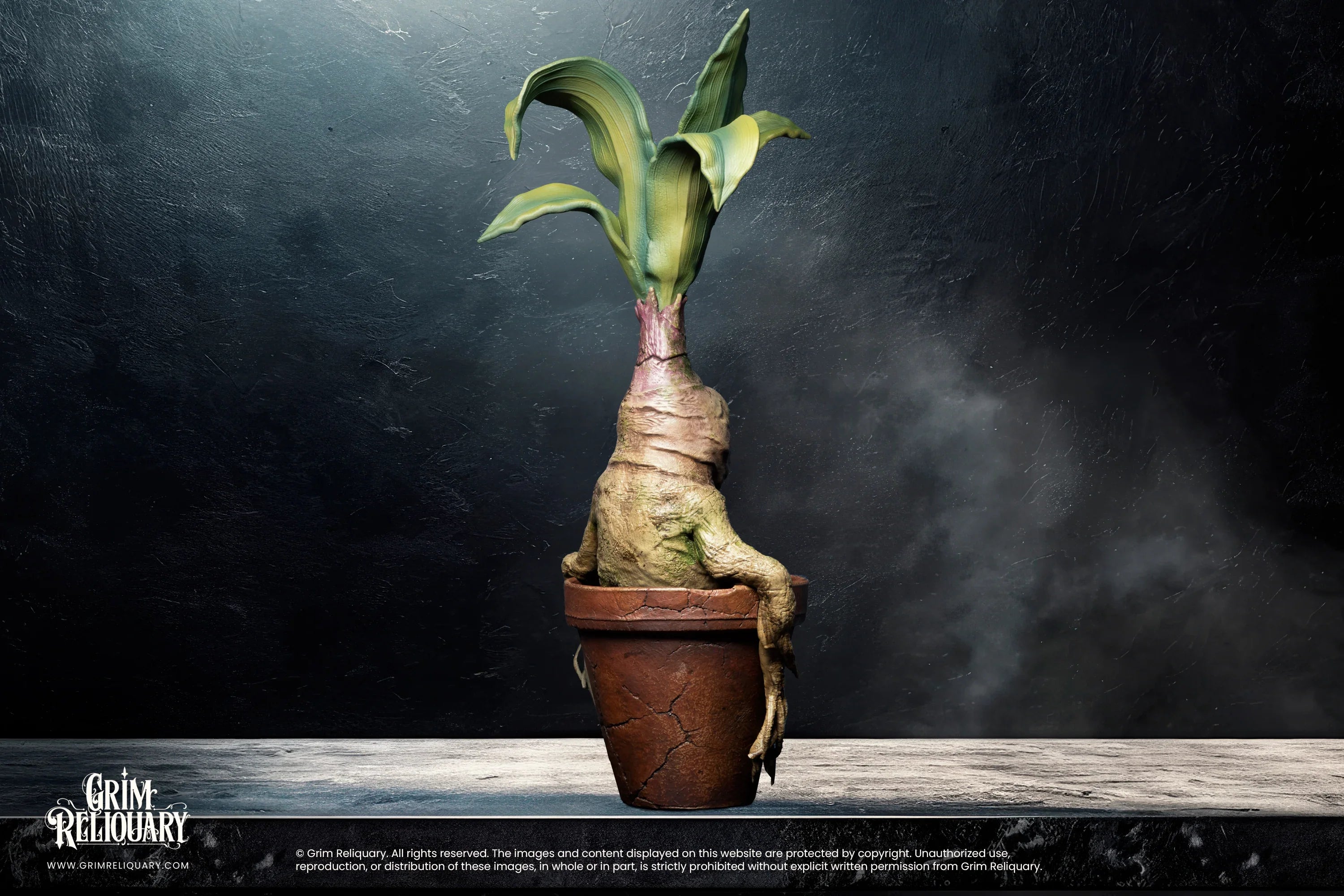 Handmade Mandrake Replica - Inspired by Harry Potter & Hogwarts