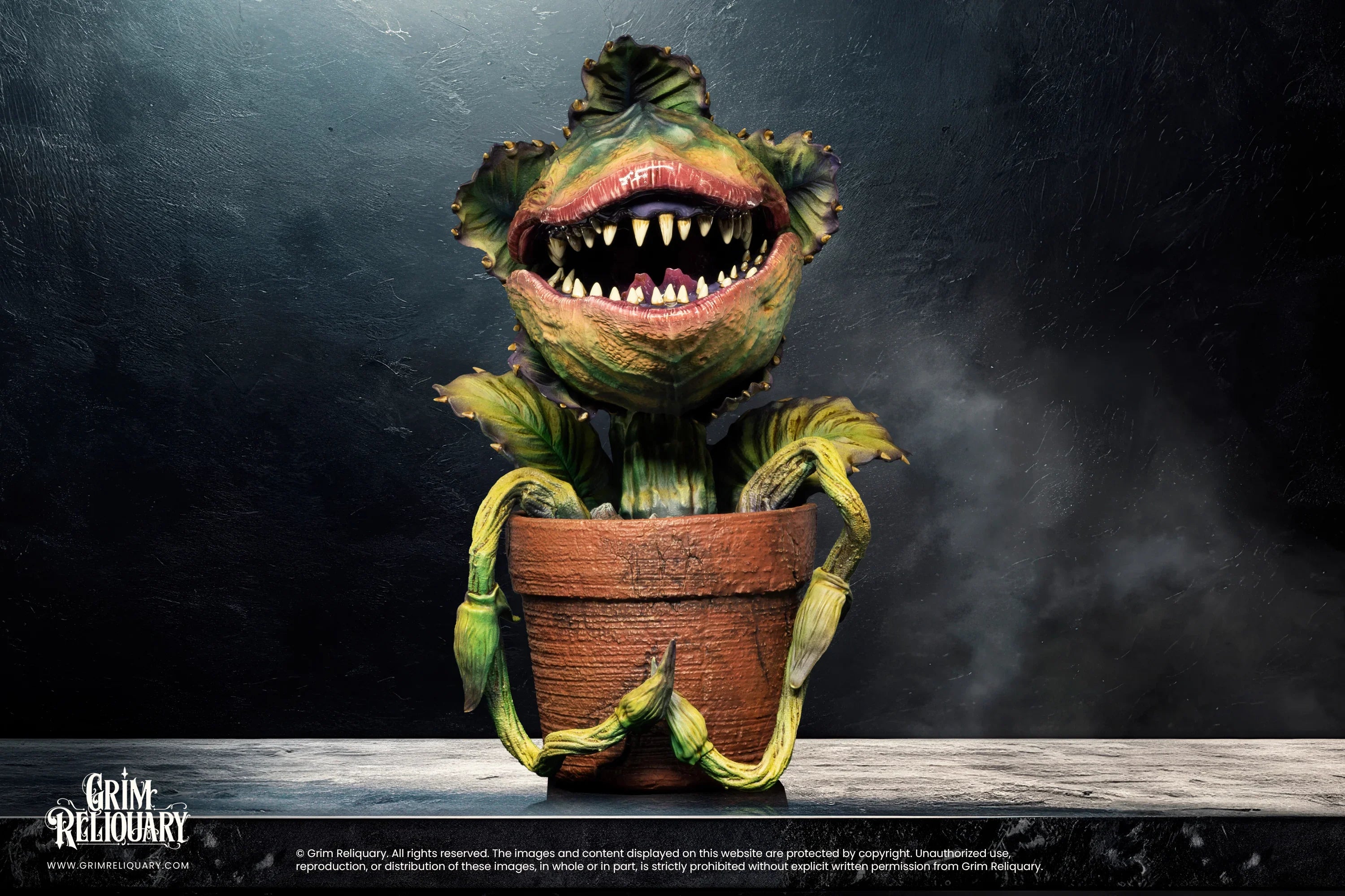 Handmade Audrey II Plant Inspired by Little Shop of Horrors - 26cm