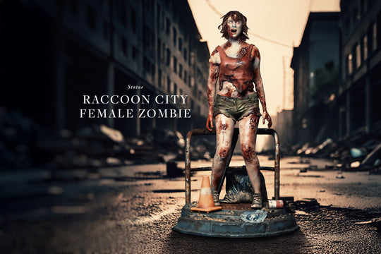 Raccoon City Female Zombie Statue - Grim Reliquary