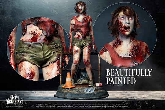 Raccoon City Female Zombie Statue - Grim Reliquary