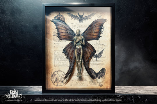 Dead Fairy Specimen Display - Grim Reliquary