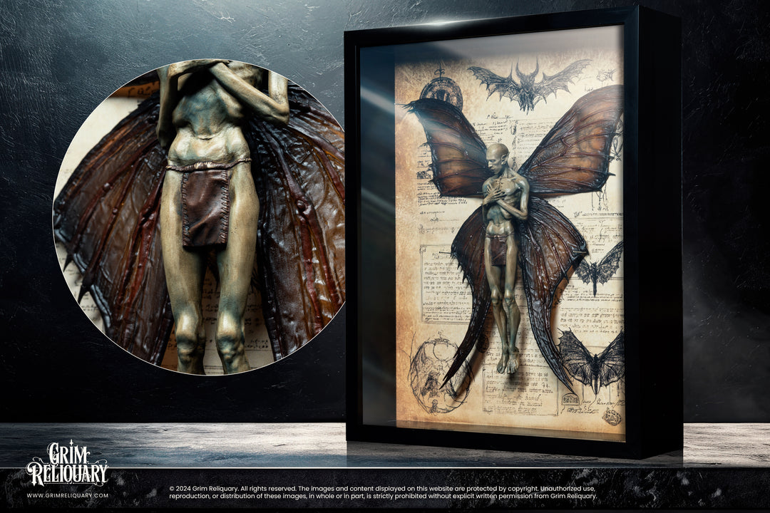 Dead Fairy Specimen Display - Grim Reliquary