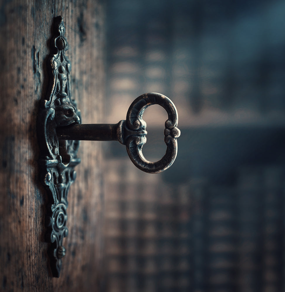 Close up of a key