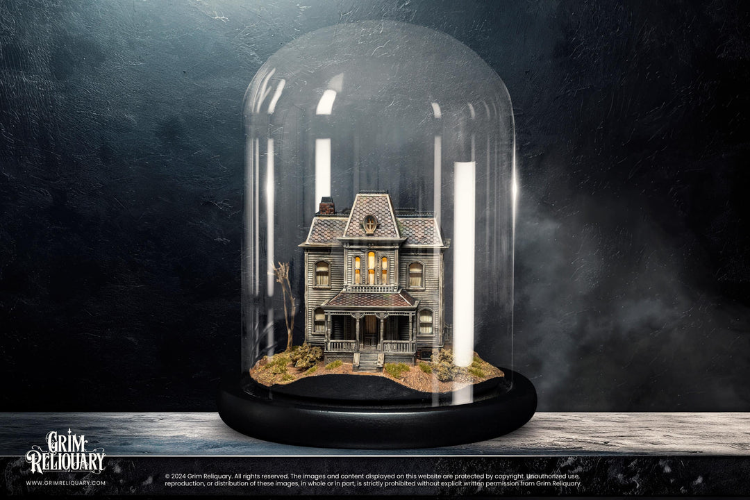 Bates House Diorama in Glass Dome